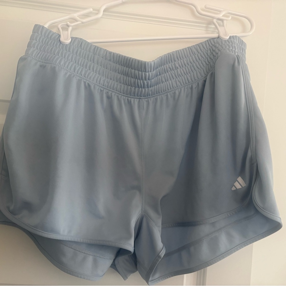 adidas Light Blue Women's Athletic Shorts